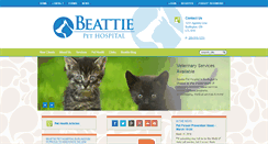 Desktop Screenshot of beattiepethospitalburlington.com
